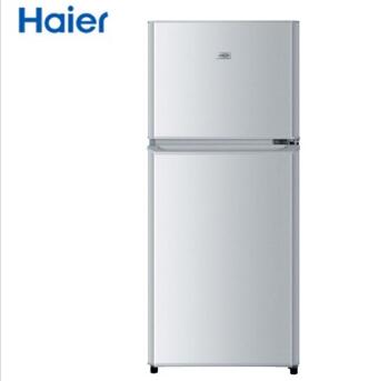 海尔 双门节能冷藏冷冻冰箱 BCD-118TMPA 银色