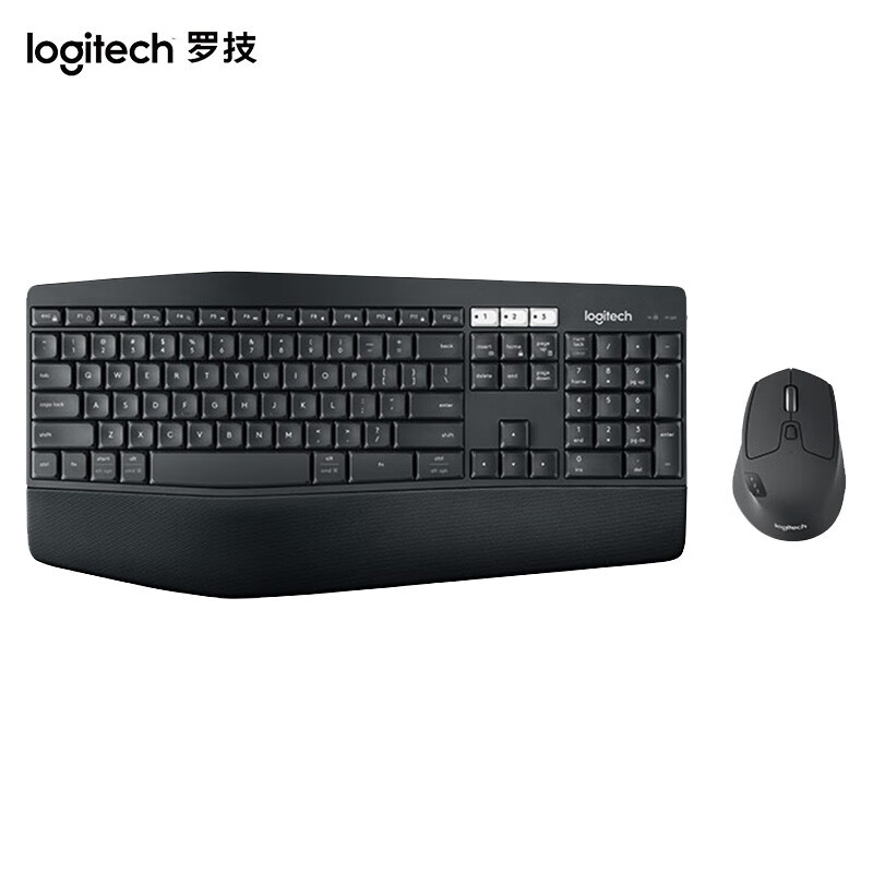 罗技（Logitech） MK850 无线蓝牙键鼠套装 带优联接收器 黑灰色